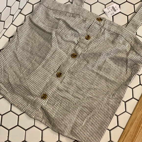 J. Crew Linen Blend Striped Tank - Picture 2 of 4